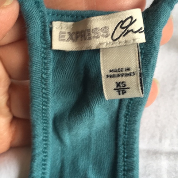 Blue/green express one eleven tank top - Picture 2 of 3